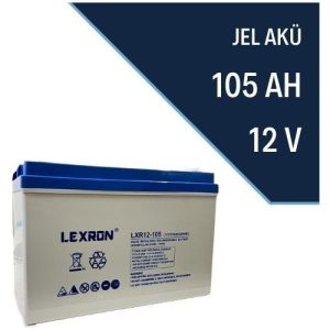 12V 105Ah derin deşarjlı jel akü