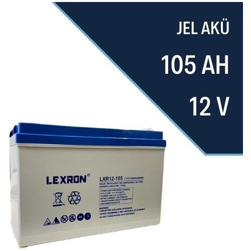 12V 105Ah derin deşarjlı jel akü