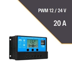 20A PWM solar şarj kontrol cihazı