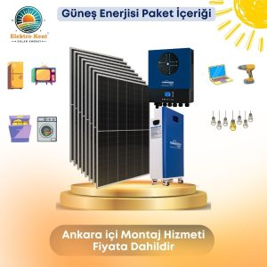 8 Panel 4.960Wp — 11kW Off-Grid Solar Paket (48V)